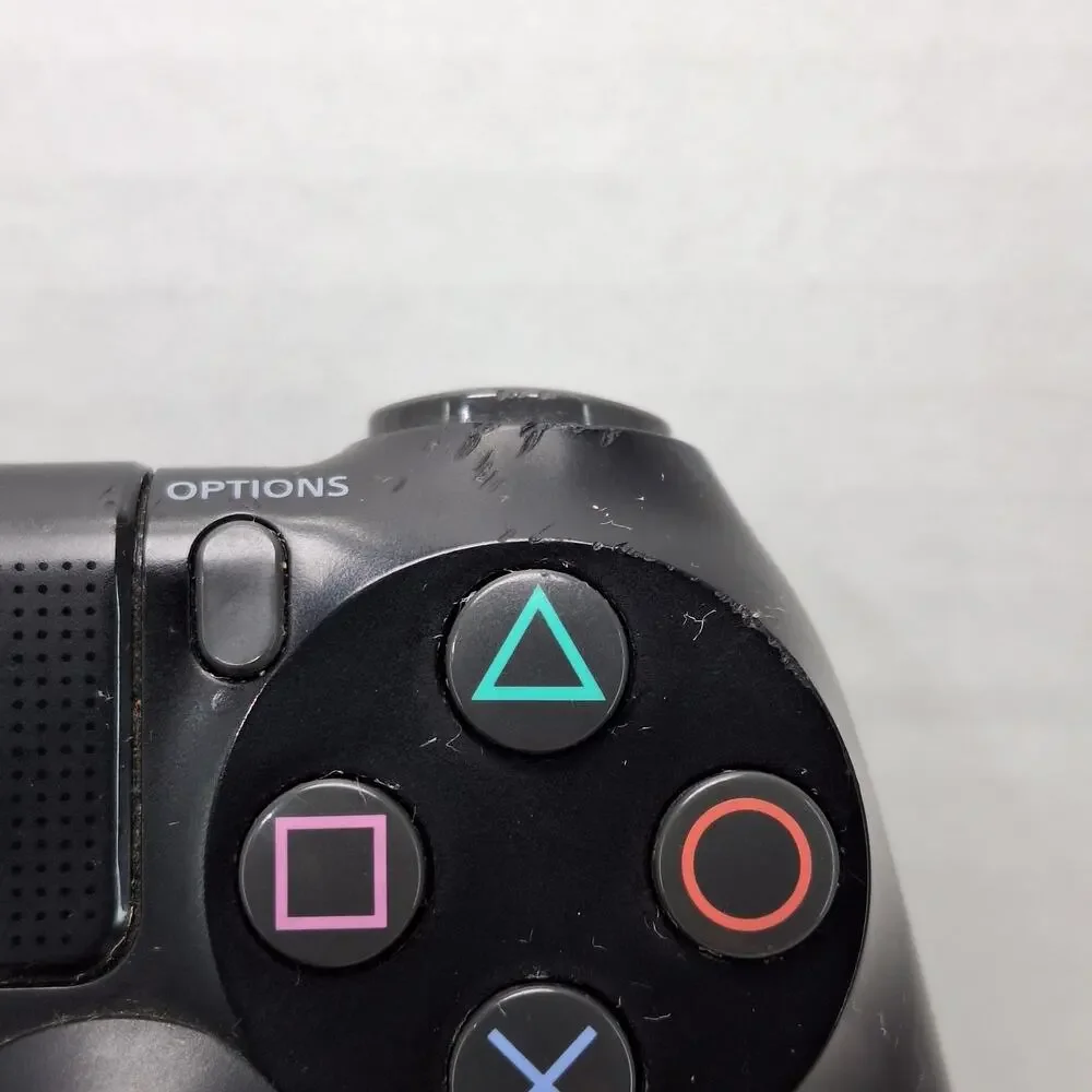Sony PlayStation 4 DualShock 4 V2 Black CUH-ZCT2U Wireless Controller - Tested